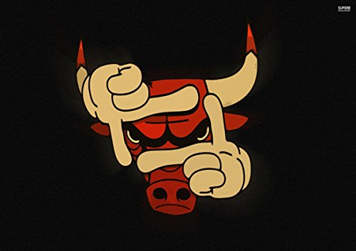 Plakat Chicago Bulls NBA SWAG Wand-Kunst