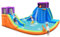 COSTWAY Inflatable Bouncy Castle, Kids Bouncer Jumping Water Park with Double Slides, Water Guns and Basketball Hoop