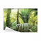 decomonkey Fototapete selbstklebendatur Natur 343x256 cm XXL Selbstklebende Tapeten Wand Fototapeten Tapete Wandtapete klebend Klebefolie Palmen Wald