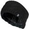 Heat Holders - Damen outdoor gestrickt strick thermo winter stirnband mit innen fleece (One Size, Schwarz)