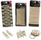 Dofash Women's Braided Good Hair Set 102 Counts Set Braided Hair Clips For Women (Blonde Bobby Pins 60pcs + Blonde Hair Ties Ties 30pcs + Snap Hair Clips 12PCS)