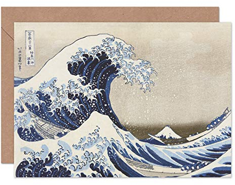 Artery8 Hokusai Große Welle Vor Kanagawa 36 Ansichten Mt Fuji Geburtstagskarte Grußkarte
