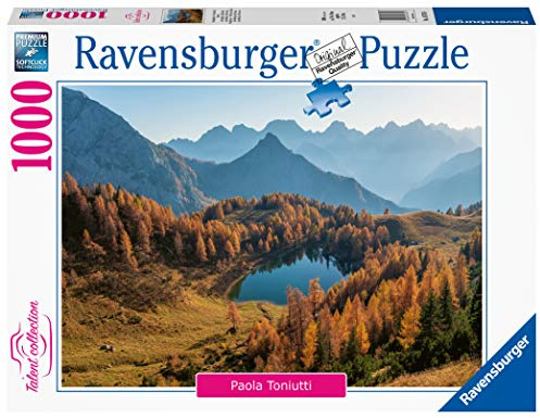 Ravensburger Puzzle 2D 1000 elementów: Jezioro Bordgalia, Włochy, Stary Design