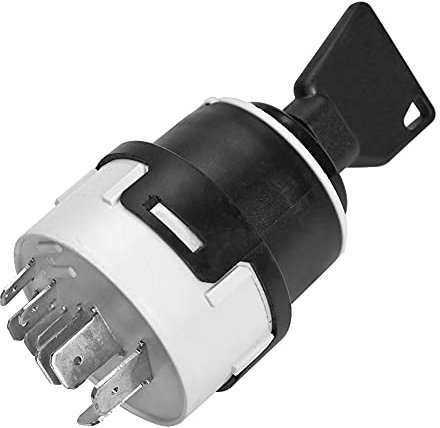 iSpchen Interruttore di accensione per auto Interruttore di avviamento dell'accensione 24V Blocco dell'accensione a 9 pin, adatto per carrelli elevatori per trattori per auto