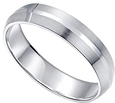 KnBoB Platin 950 Damen Ringe Matt Trauringe Mode Gr. 52 (16.6)