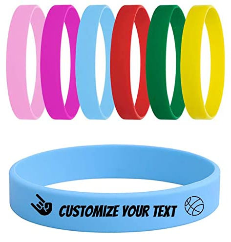 GSCSP Bracelet en caoutchouc Temeite, matériau respectueux de l'environnement, 100% silicone, design tendance et sans frais, convient à tous les âges, bracelet en silicone arc-en-ciel