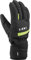 LEKI Max Junior Schwarz, Jungen Fingerhandschuh, Größe 3 - Farbe Black - Lime
