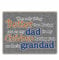 Fridge Magnet Father Dad Grandad Gift Daddy Present Novelty Birthday Fathers day Christmas Stocking filler