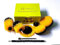 HUAWELL 8 Stück Bohrerbürste Power Scrubber Reinigungsbürste verlängertes langes Aufsatz-Set Allzweck-Set für Badezimmeroberflächen, Fugenmörtel, Boden, Wanne, Küche und Auto (gelb), (H783758-982)