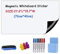 Ezigoo Whiteboard Folie, 40 x 70cm Magnetfolie Selbstklebend Weiß, Whiteboard Magnetisch mit 6 Markern, SchwammMagnetes und 6 Magneten für die Organisation zu Hause, im Büro und in der Schule DIY