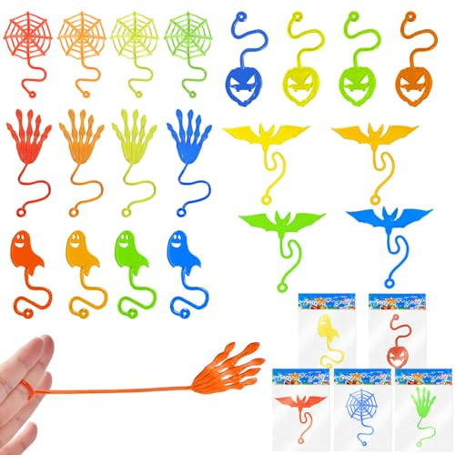 Ainiv Klatschhand Kinder, 30 STÜCK Glibberhand Mitgebsel, Bunte Giveaway, Klatschhand Kinder, Klatschhand Glibber, Mitbringsel Give aways Scherzartikel Spielspaß, geeignet für Den Kindergeburtstag