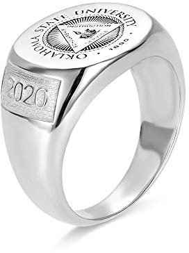 Personalisierter Siegelring mit Familienwappen, 14 Karat vergoldetes Kupfer, Sterlingsilber, individuelles Siegel/Logo/Schulabzeichen, Familienabzeichen, Wappenring, aufmerksames Vatertagsgeschenk für