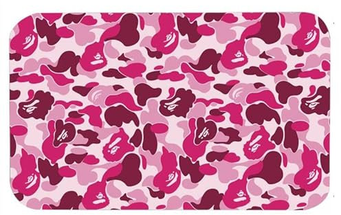 Bodenmatte Pink Bape Camo Indoor Durables Eingangsbereich Teppiche Heimdekoration 20x32