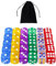 Set di 30 dadi trasparenti, 6 dadi laterali, 18 mm, set di dadi in acrilico, 6 colori per giochi da tavolo, giochi di dadi, teaching Math