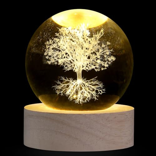 XIANNVXI Presse-papier arbre de vie en cristal - Cadeau - Arbre de vie - Presse-papier - Décoration d'arbre de vie - Lampe en cristal - Presse-papier - Décoration de bureau ou de chambre à coucher