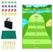 Golf Hitting Mat for Practice - Indoor Outdoor Training Equipment for Adults and Family - Backyard Games and Gifts