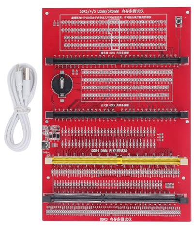 RAM Memory Tester DDR3 DDR4 DDR5 4 in 1 Desktop Tester Card Diagnostic Analyzer for Desktop and Server Computers
