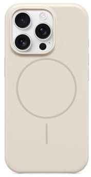 Beats Custodia per iPhone 16 Pro – Custodia protettiva MagSafe, resistente ai graffi, sottile, fodera in microfibra – Pietra naturale