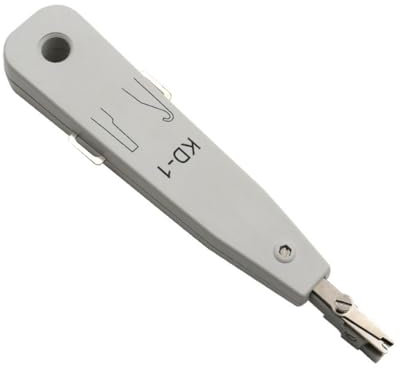 XPEX 1 Stück Lsa Auflegewerkzeug, Lsa Plus Anlegewerkzeug Krone, Datenauflegewerkzeug Mit Haken Und Klinge, Netzwerk Werkzeug Für Ethernet Rj45 Netzwerkdose Cat5/Cat6/Ca6A(A)