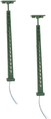 NUOBESTY Zugsignallicht Landschaftslicht 2 Stück Mini-verkehrslampe Für Tisch Zarte Eisenbahnzuglampe