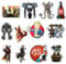 GTOTd Retro Game Fridge Magnet (12 Packs) Video Game Merch Blackboard Decorations Bumper Decal Metal Flexible Reusable Vinyl Magnetic Decor Teens
