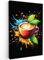 MuchoWow© Impression sur Toile Photo Peinture 40x60 cm Tableau Decoration Murale Chambre Salon Maison Deco Cuisine Café - Graffiti - Boisson - Abstrait