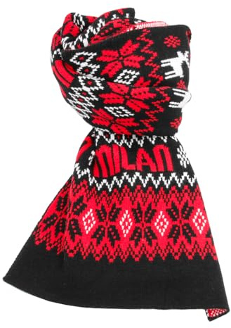 Jacquard-Schal 52% VI 30% PL 18% PA Milan 143485, Schwarz, Einheitsgröße