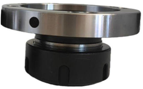 Yominerr Spannfutter Er32 100MM Mini-Flansch Vierachs-Spannfutter Spannfutter Geeignet für CNC-Fräsmaschine