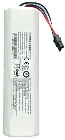 JKDND Compatible avec Dreame Robot Aspirateur Batterie De Remplacement 14.4V 5200mAh pour D9/D10 Plus/L10 Pro Plus/D10/L10s/RLS5-BL0/F9/Z10 Pro/RL55L/D9 Pro/D9 Max/Modèle P2008-4S2P-MMBK