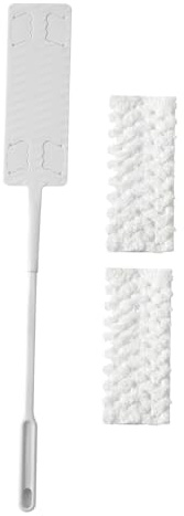 Yonuaret Cleaning Tools for Housekeeping - Under Appliance Hand Dust Cleaner with 2 Microfiber Cloths,Housekeeping Sweeping Supplies for Refrigerator Stove Sofa Baseboard Bed Cabinet