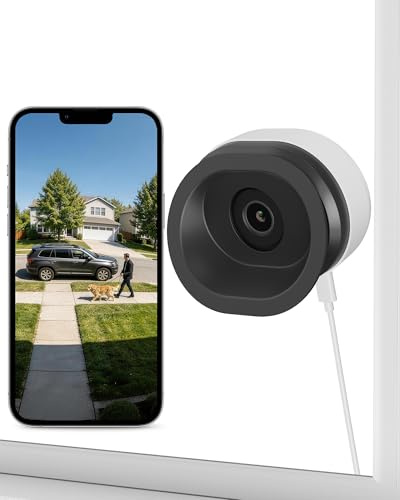 Anlapus A60 Pro Telecamera da Finestra WiFi 2K Sorveglianza senza Foratura