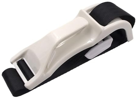 Régulateur de Ceinture de Sécurité pour Femme Enceinte, Clip de Ceinture Réduit la Pression Abdominale, Positionneur Universel pour Conduite Confortable(White)