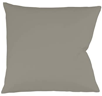 Fleuresse Colours Kissenbezug, Mako Satin, Grau, 40 x 40 cm