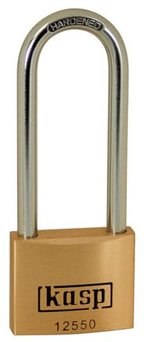 Kasp Messingschloss Premium, 50 mm, extrahoher Bügel, K12550L80D