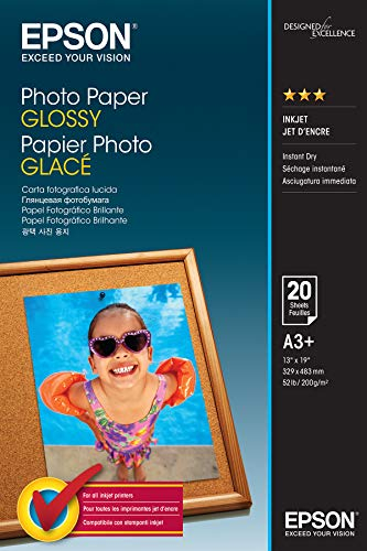 Epson C13S042535 Fotopapier A3 mit 20 Blätter 200 g/m2, glossy