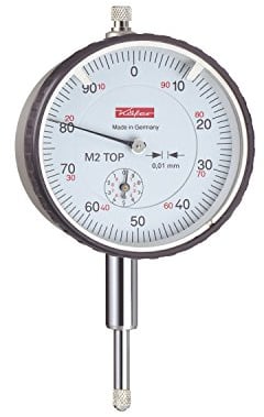 KÄFER Messuhr M 2 Top Messbereich, 10 mm Ablesung 0,01 mm, 10142
