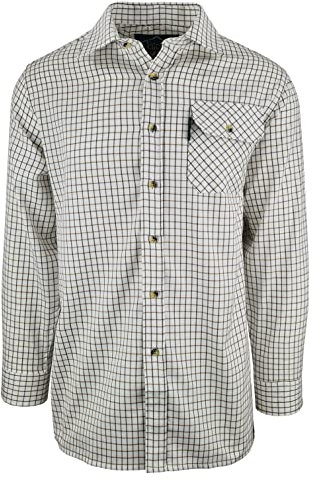 Country Classics Mens Long Sleeve Check Country Shirts (3XL, Tattersal-Brown)