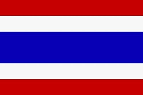 U24 Aufkleber Thailand Flagge Fahne 8 x 5 cm Autoaufkleber Sticker