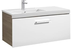 Roca - Unik Prisma 1 Cajon 900 Dcha Fresno-Blanco (A855947322)