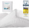 Feluna® wasserundurchlässige Molton Matratzenauflage wasserdichte Betteinlage Matratzenschoner aus Flanell 140x200cm