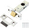 Nickel Internal Door Latch - 64mm 2½ - Silver/Chrome Finish Interior Mortice