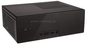 Akasa A-STX04-M2B Boitier Cypher ST V2 Mini-STX OEM-Systemschrank, Schwarz