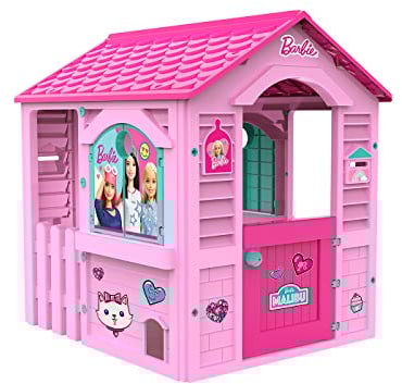 Chicos - Maison Barbie | Maison pour Enfant Exterieur | Cabane de Jardin pour Enfants +24 Mois | Plastique Robuste et Durable avec Montage Facile. Dimensions: 84 x 103 x 104 cm (89609)