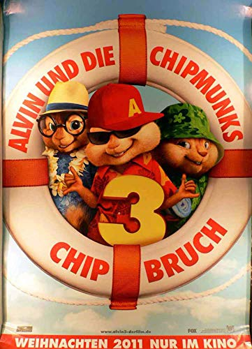 Alvin und die Chipmunks 3 - Filmposter A1 gerollt