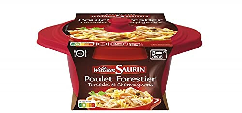 WILLIAM SAURIN - Poulet Sauce Forestière Cocotte 400G - le Lot De 4