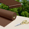 Byour3 - Tessuti Per Tende Da Sole Ombreggiante Gazebo -stoffa al metro per Esterno in Dralon Traspirante Frangisole Frangivento Anti Uv Per Pergola Copertura Solare No Pvc (Marrone, 200 cm)