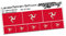 8er Set Länderaufkleber Fahne Länderfahne Flagge Wetterfest RC Car Auto Motorrad Sticker Fahrrad Aufkleber Modellbau R028 (Isle of Man)