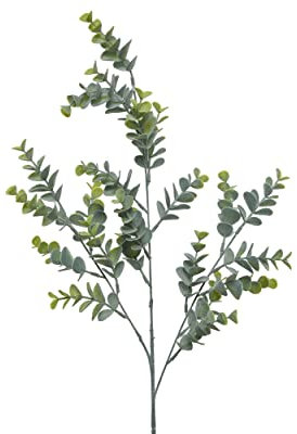 Eukalyptus Zweig 73cm künstliche Kunstpflanze Deko Hochzeit Grünpflanze Eucalyptus