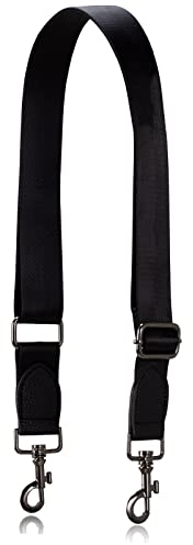 Allzedream Taschengurt Crossbody Bag Damen Breiter Gurt Zum Wechseln Einstellbar Umhängetasche (Schwarz Leder)