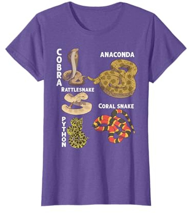 Different Types Of Snakes for snake lovers T-Shirt